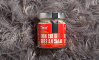 There is no typo in “Topos” Vegan Condiments