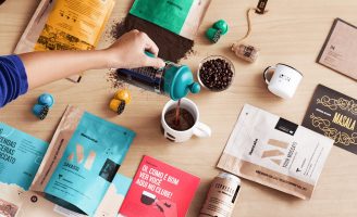 Branding and Packaging Design for Digital Specialty Coffee Pods Subscription Company