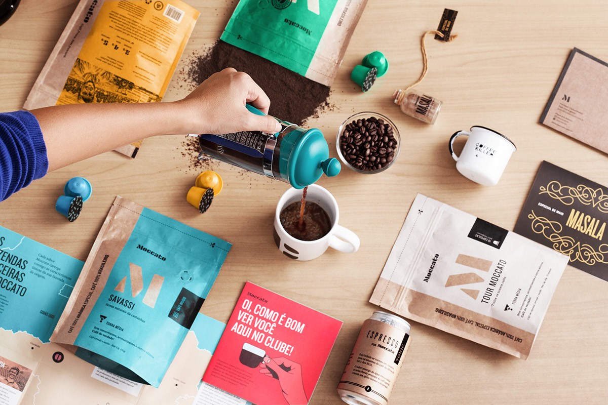 Branding and Packaging Design for Digital Specialty Coffee Pods Subscription Company