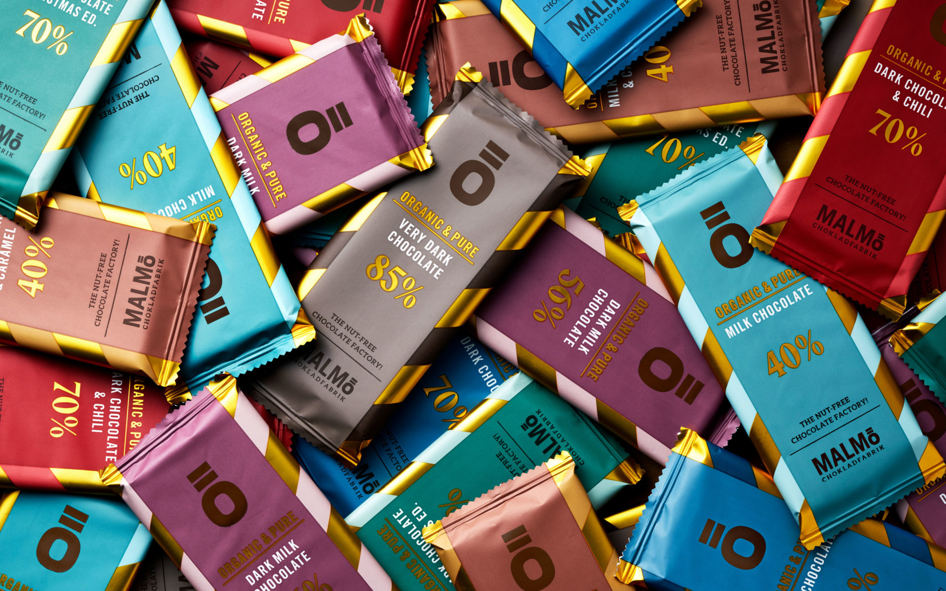 Malmö Chokladfabrik The Ö-series Packaging Design