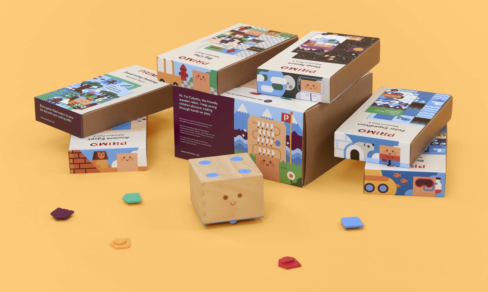 Playful Rebranding Packaging Design of Playset and all Expansion Packs