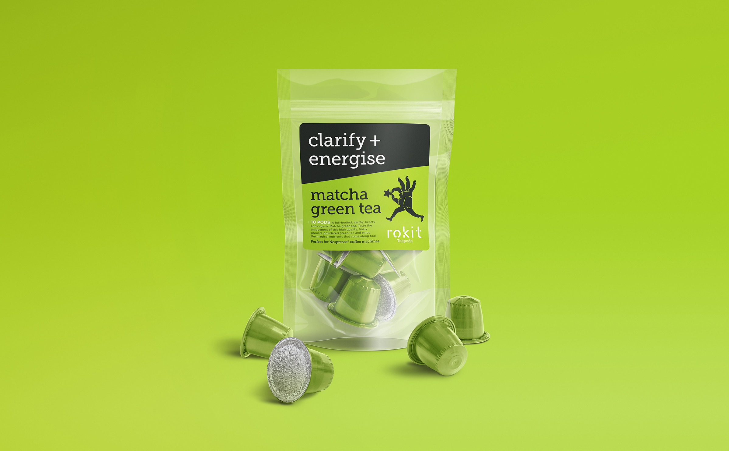Brand Creation and Packaging Design for Clarify and Energise Superfood Pods