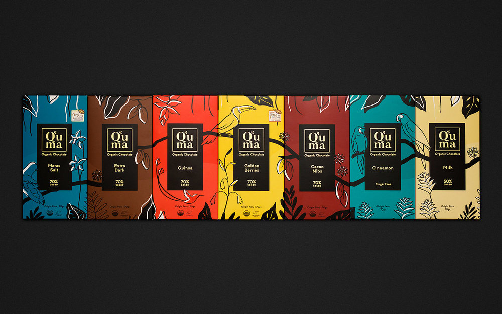 Q'uma Chocolate New Packaging, Inspired by Peruvian Jungle - World ...