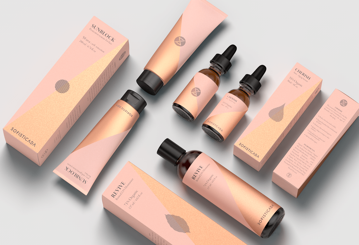 Youthful and Radiant Identity and Packaging Design for Skin Care Brand