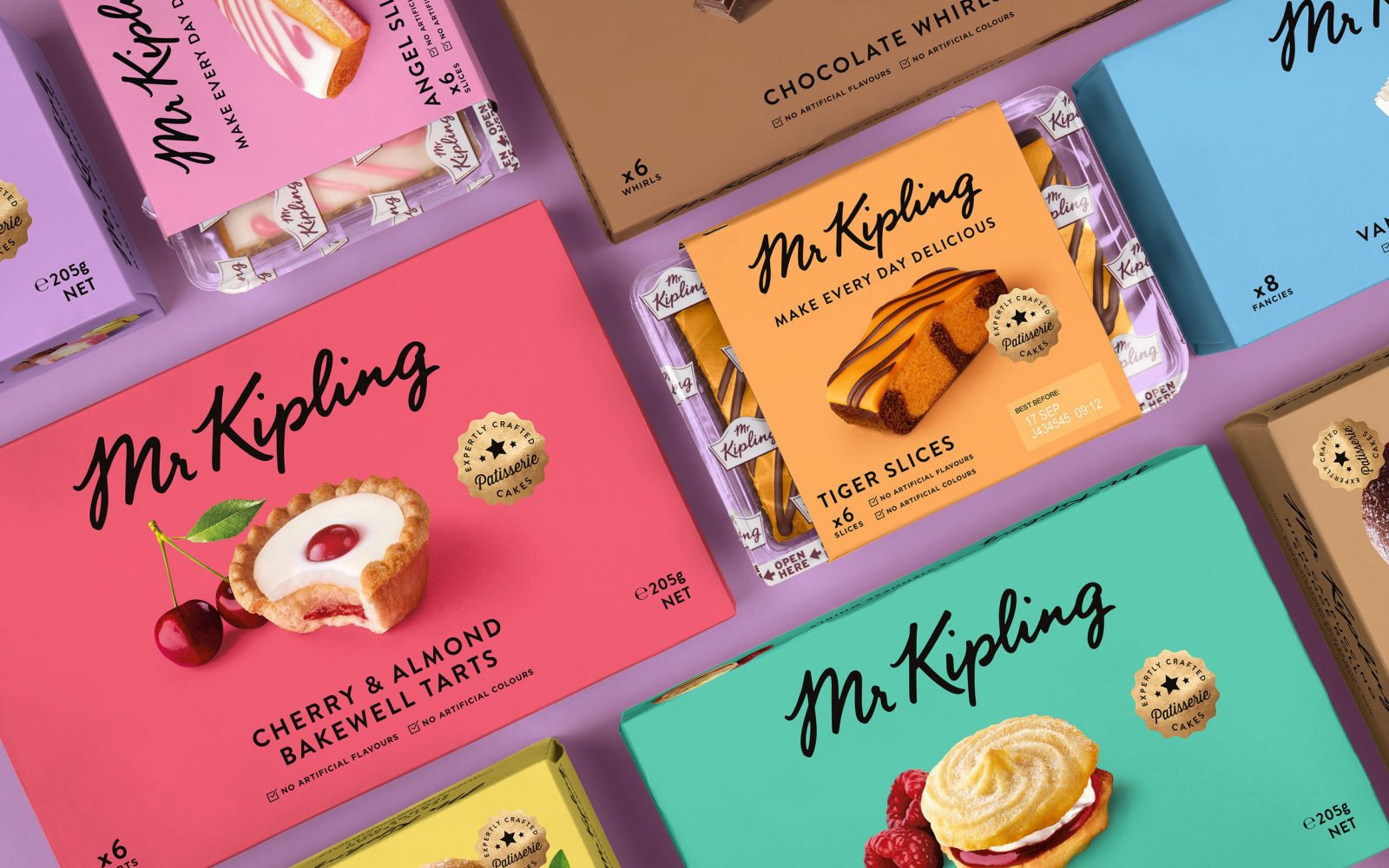 Mr Kipling Hits International Shelves with a Tantalising Redesign