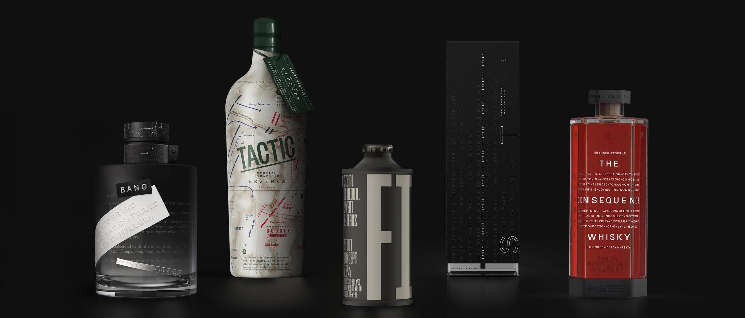 A Collection of Packaging Design Concepts to Express Agencies Approach