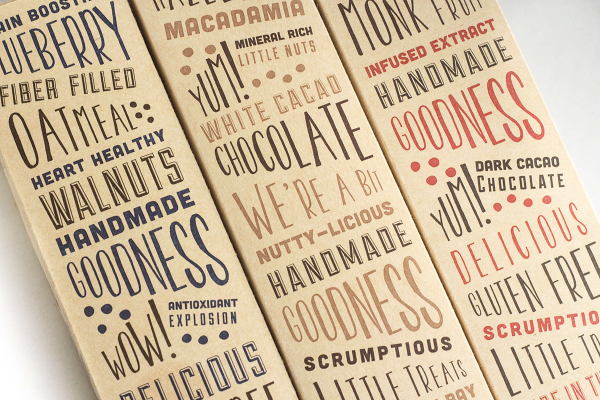 Concept Rustic Cookie Packaging with Bold, Playful Typography