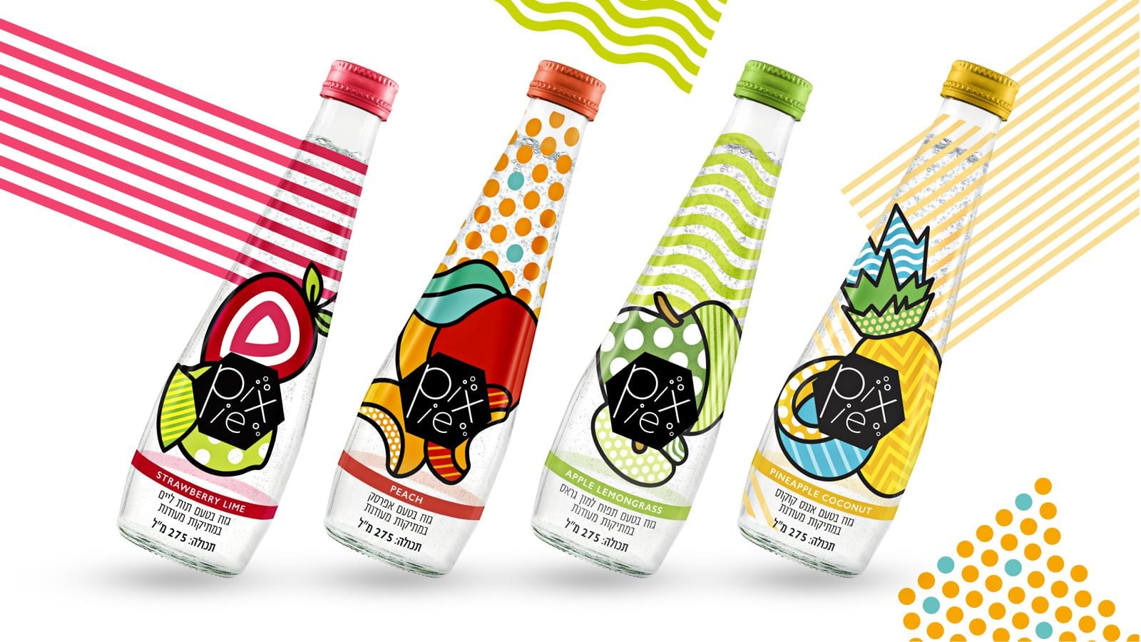 Package Design for Sparkling Water Brand Pixie