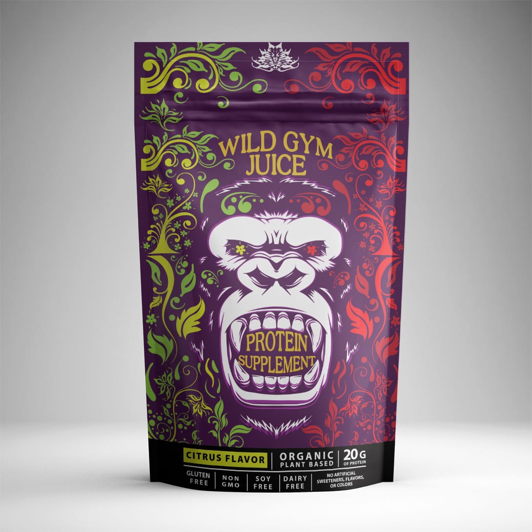 Fun and Colorful Design for Wild Gym Juice