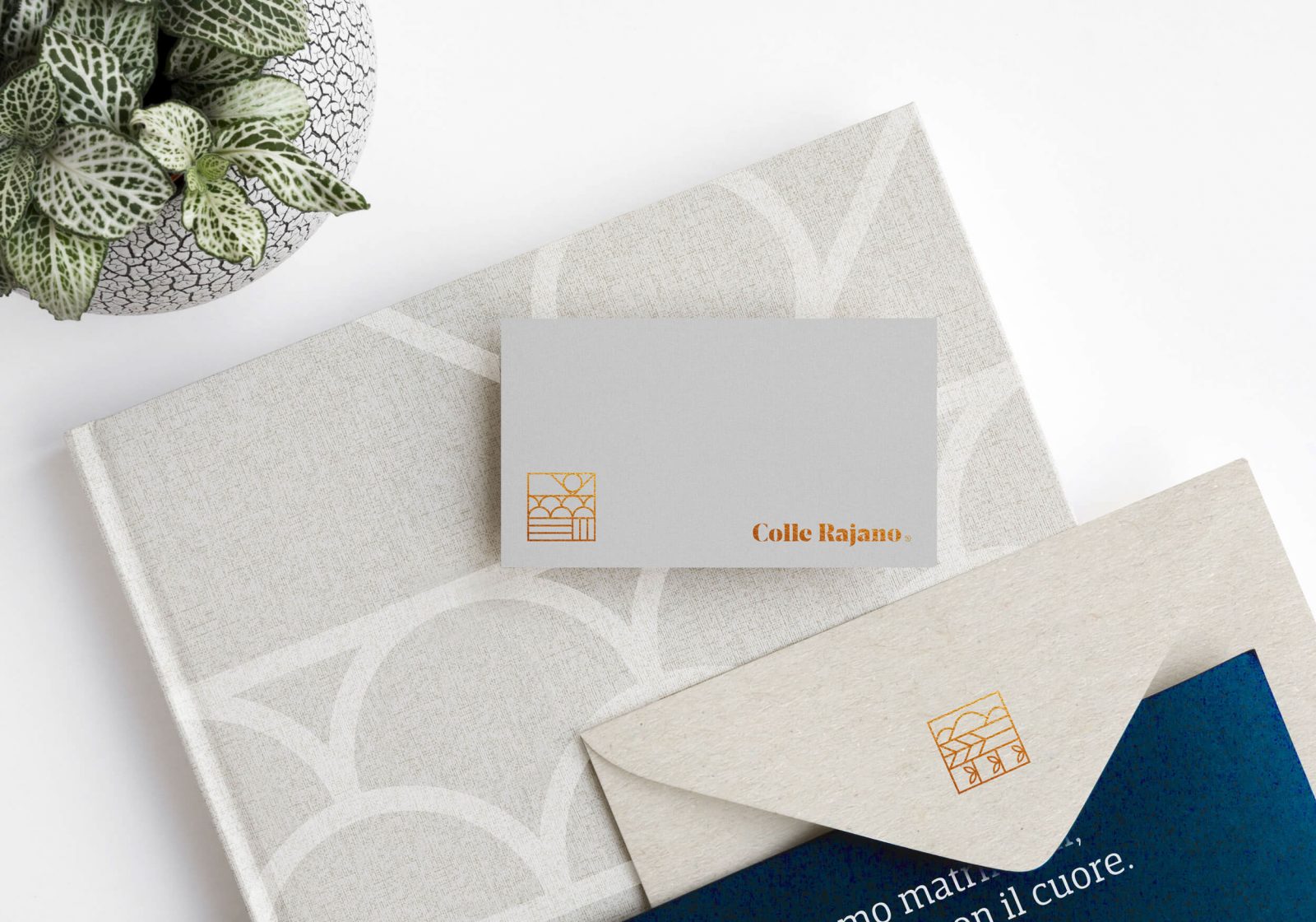 Brand identity for a Wedding Venue Called Colle Rajano