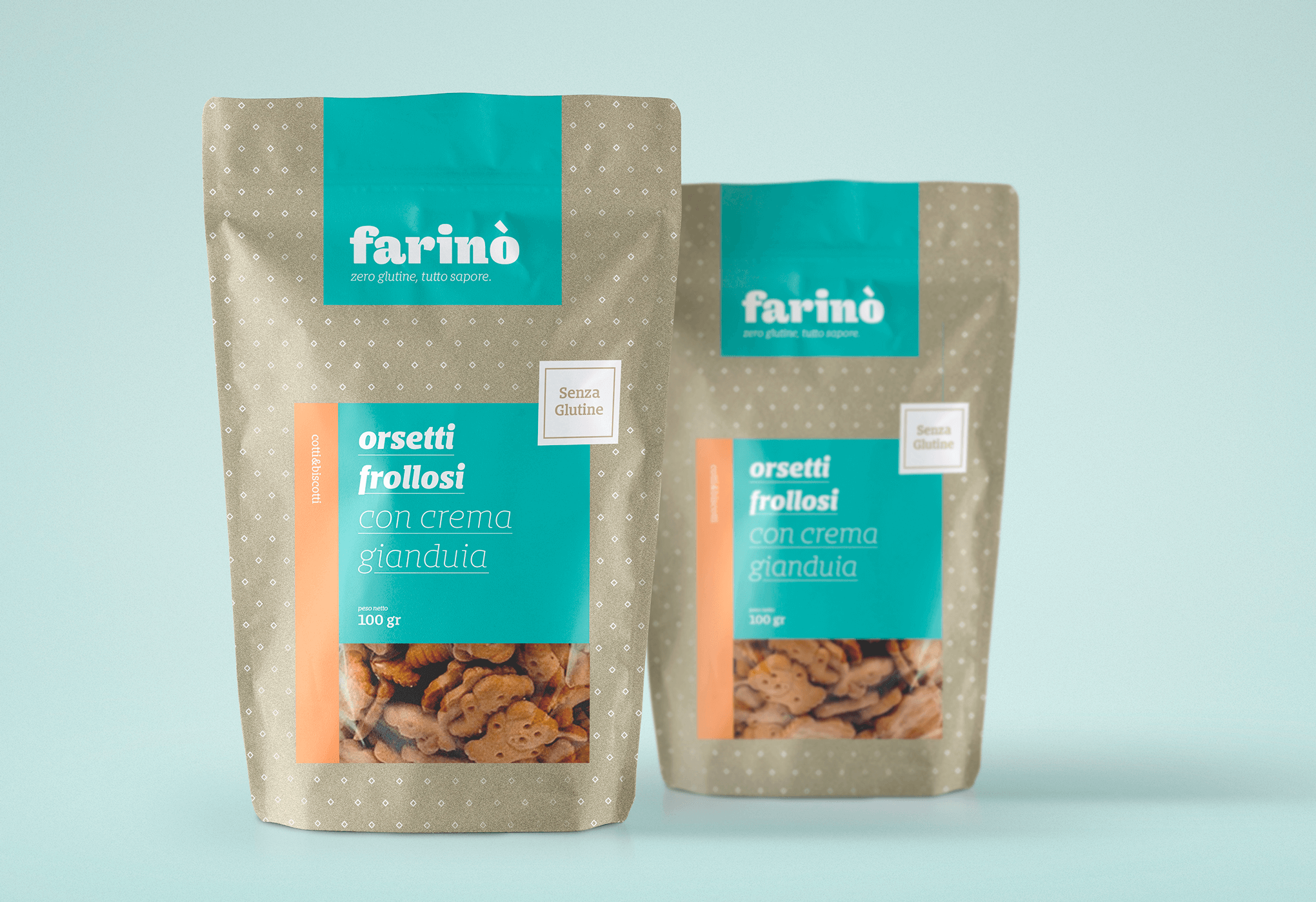 Brand and Packaging for Farinò – Gluten Free Bakery