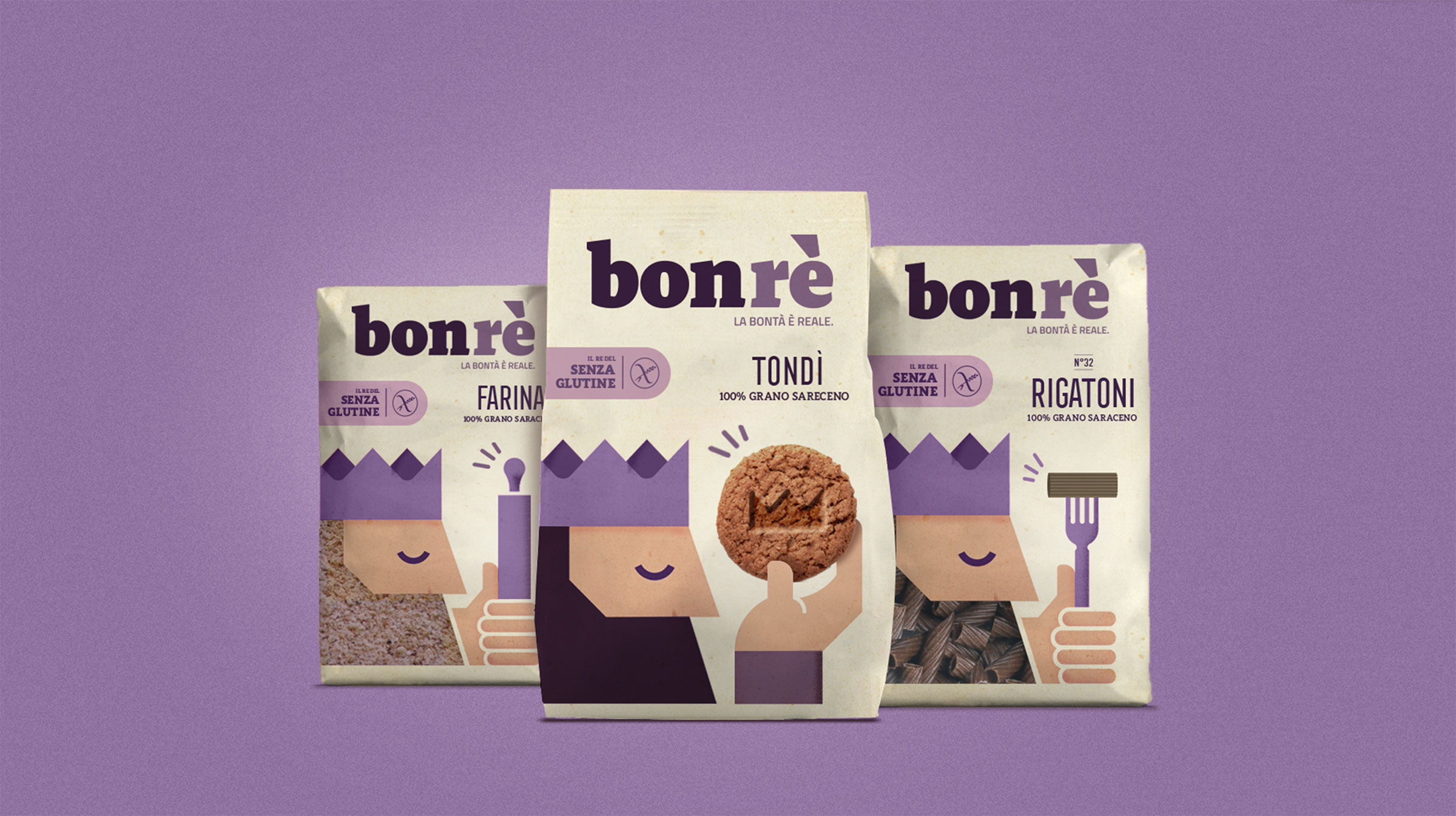 New Identity and Packaging Design for a Gluten-free Brand of Starchy Products