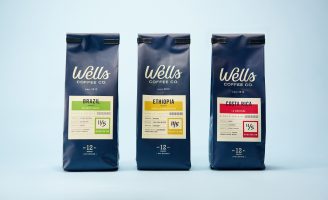 Authentic Design Refresh for Florida’s Wells Coffee Co. Overall Branding and Packaging