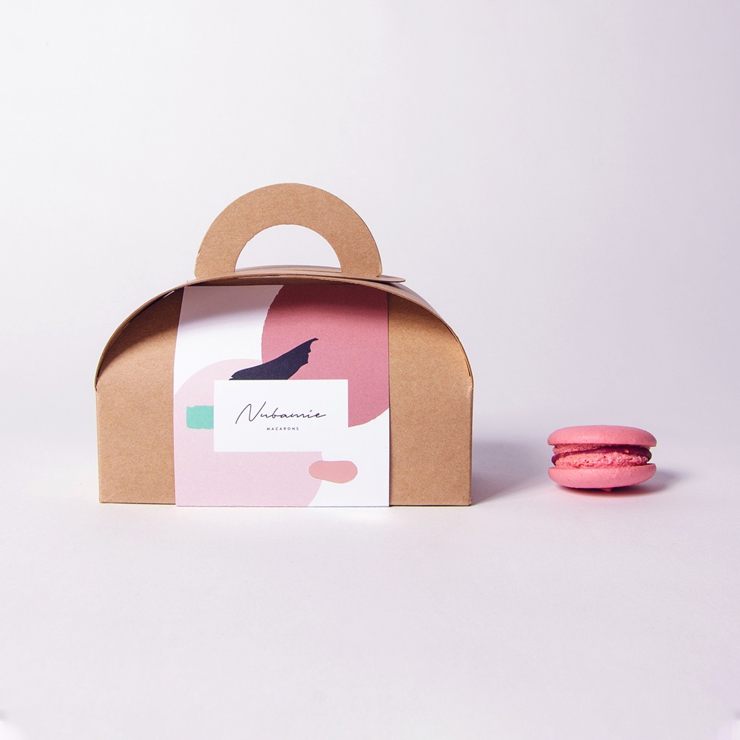 Brand and Packaging Design for Nubamie Gluten-Free Macarons