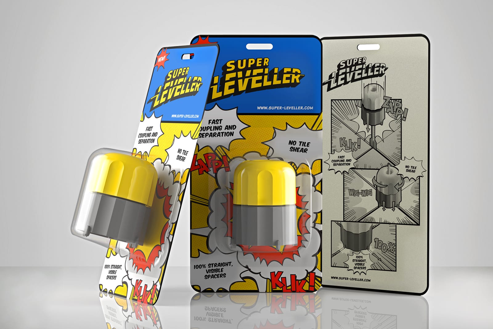 “Super Leveller” Ceramic Tile Leveller Packaging Design