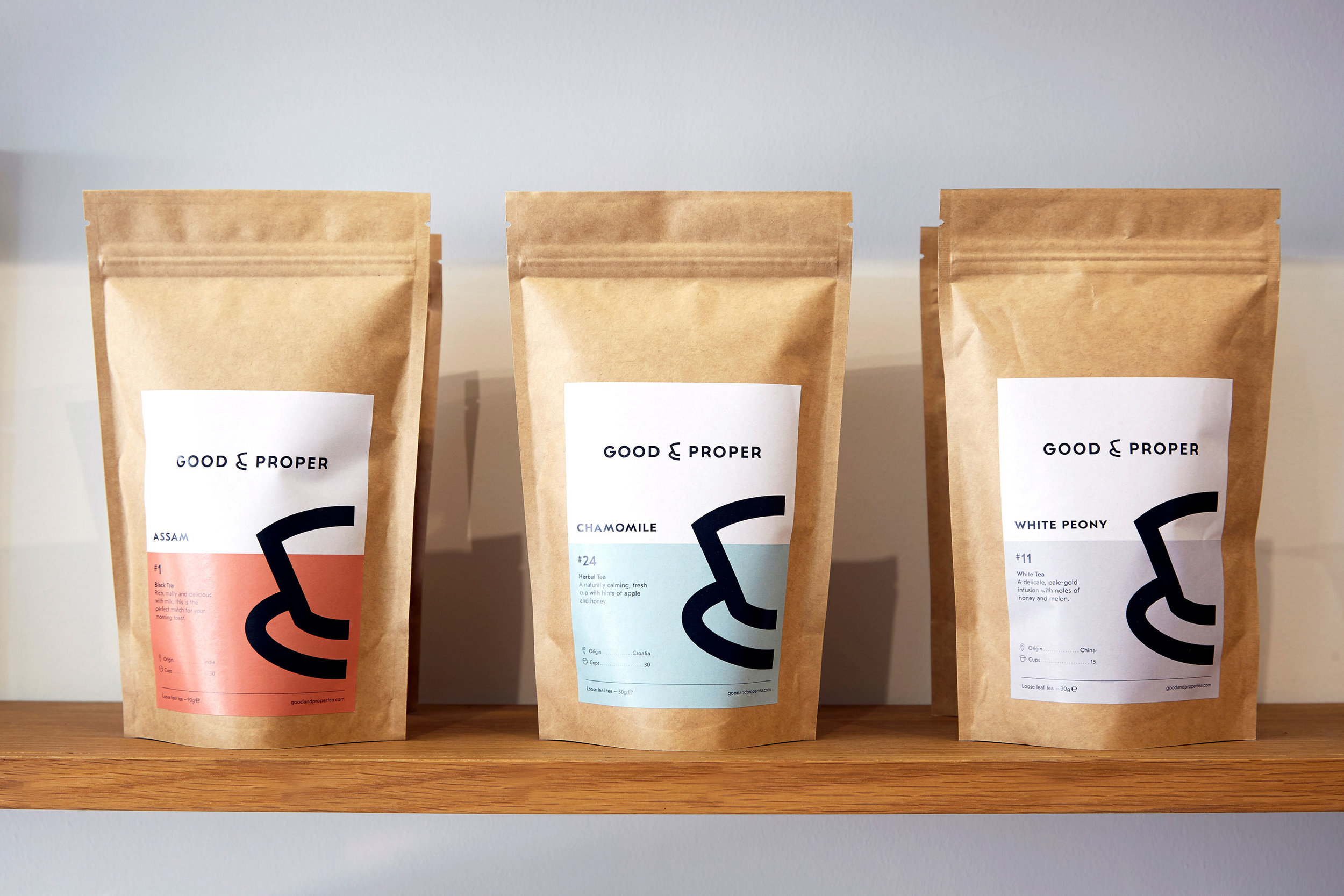 Identity and Packaging Design for Good & Proper