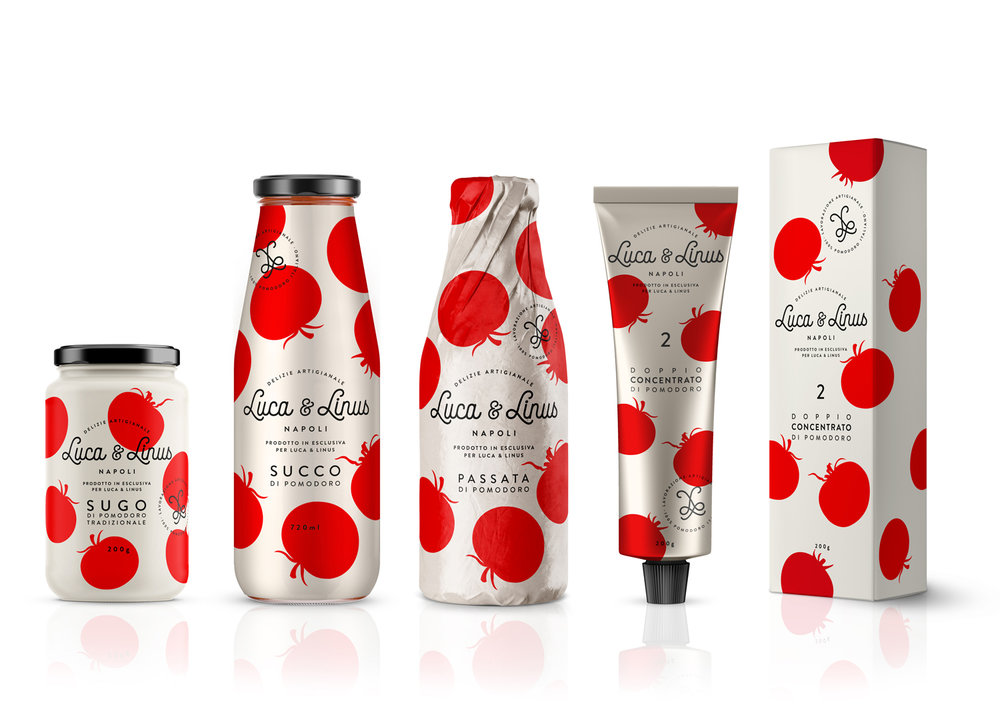 Brand and Packaging Design Concept for a Small Italian Food Factory in Naples World Brand