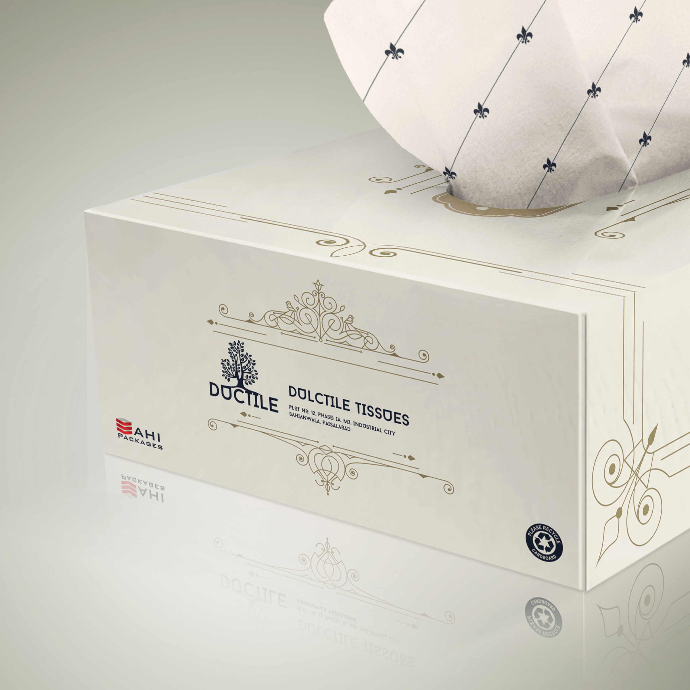 Tissues Box Packaging Design Concept