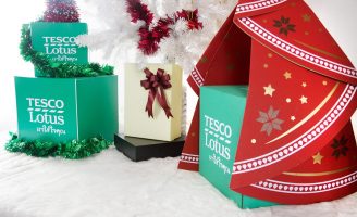 Prompt Design – Tesco Lotus Christmas Tree Gift Set Box