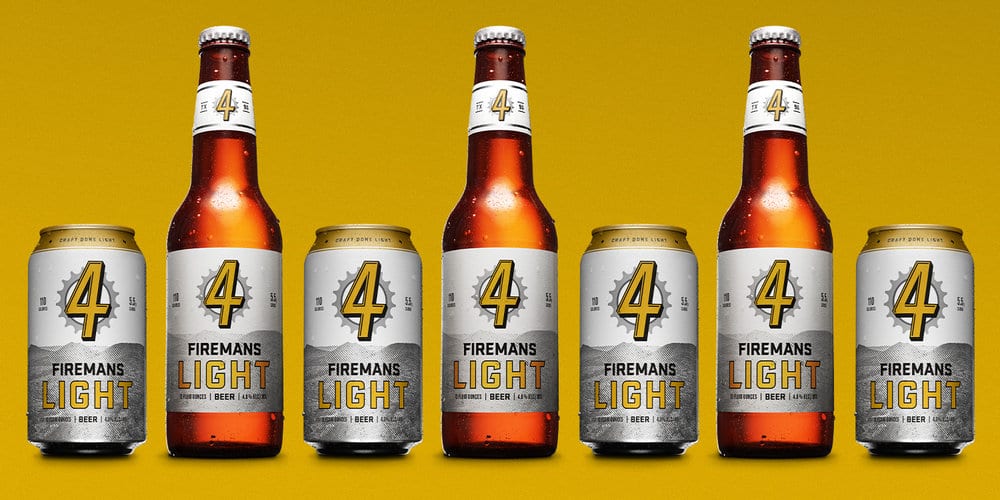 Firemans Light Real Ale Brewing Company - World Brand Design Society