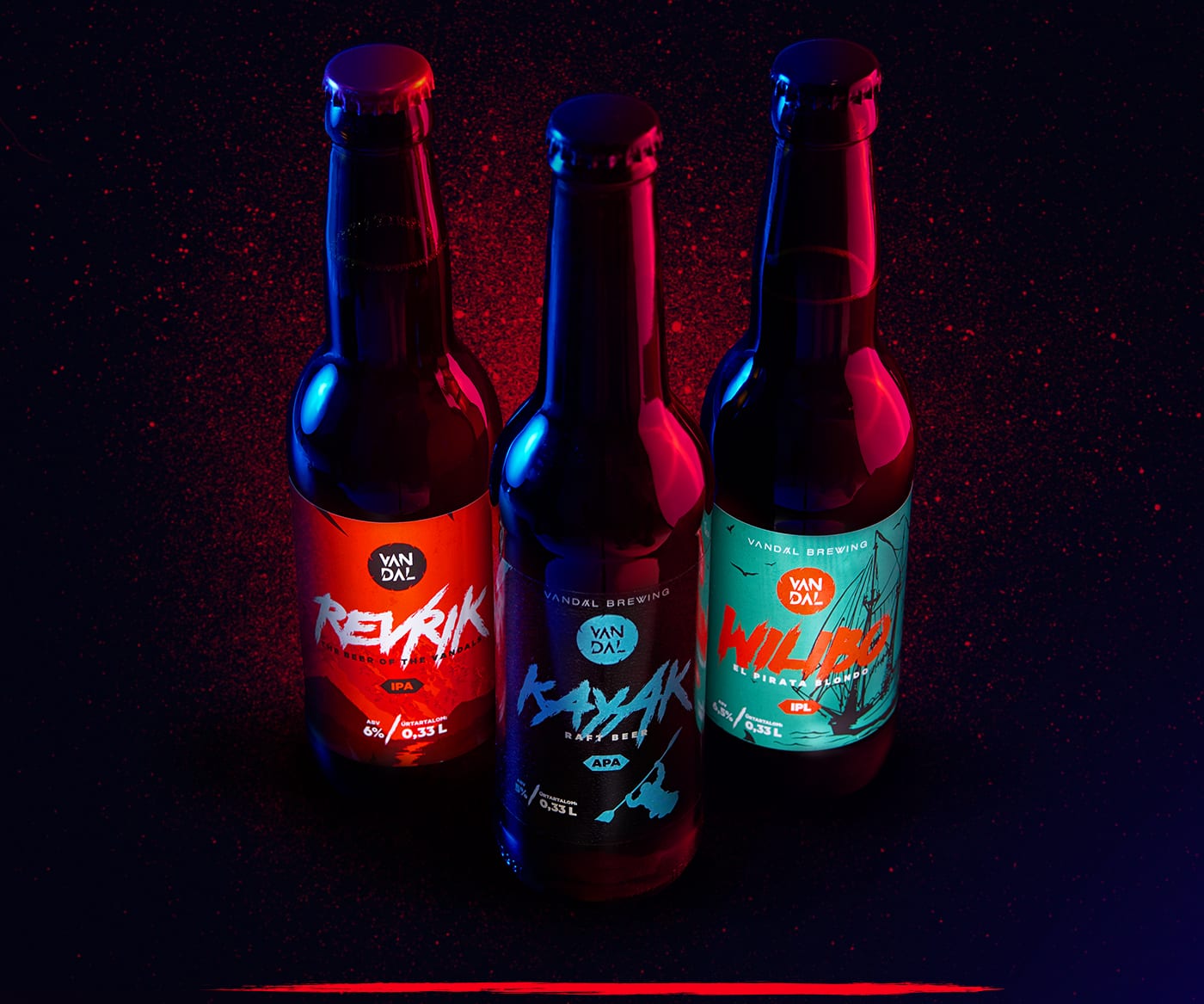 Vandal Brewing Packaging Design