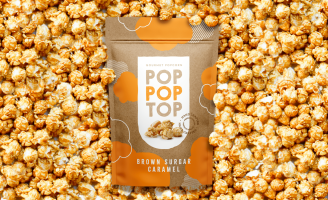 Packaging Design for Gourmet Popcorn Brand