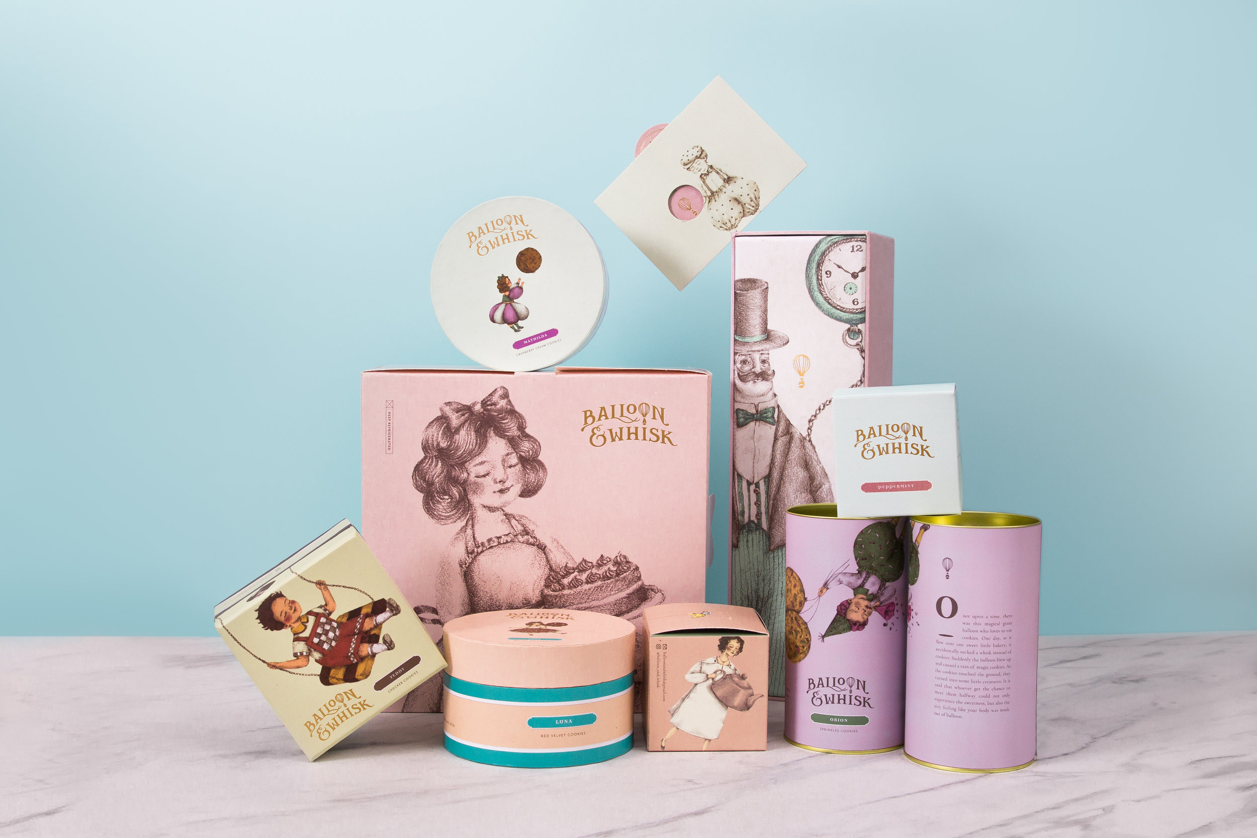 Packaging Design for a Dreamy Cakeshop in Jakarta, Indonesia