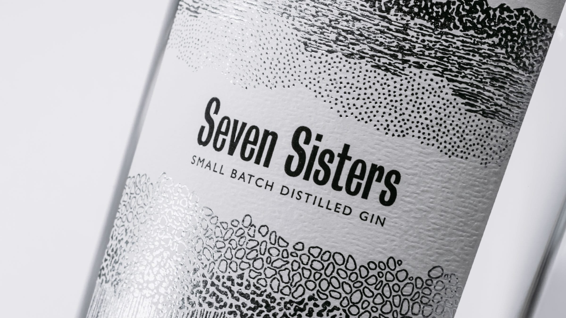 Suitably Tactile Label Design for South Downs in Sussex Craft Gin