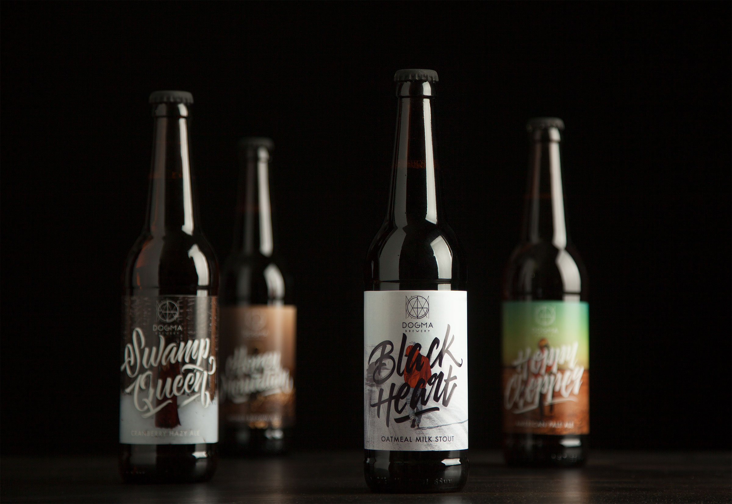Branding and Beer Label Packaging Design for Russian Brewery