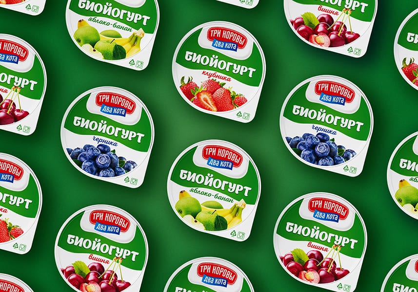 Unibe Branding Agency Re-launched Milk Brand “3K2K” Bio-Yogurts