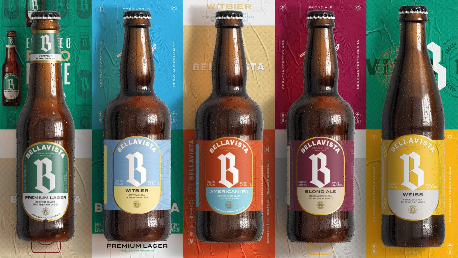 Branding and Packaging for Cervejaria Bellavista, a Brazilian Brewing Company