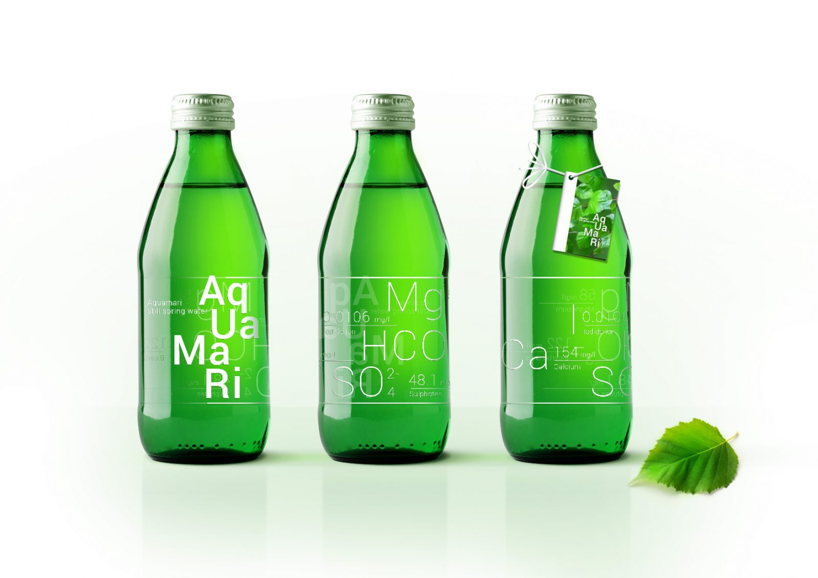 Brand and Packaging Design Concept for AQUAMARI Water