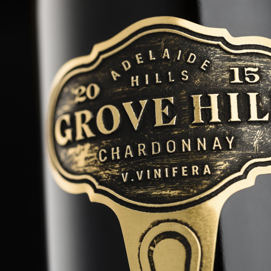 Premium Boutique Wine with Authentically Designed Labels Replicating Tin and Brass Plant Labels of Yesteryears