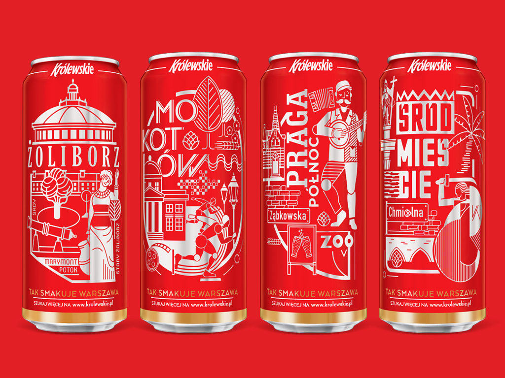 WILK Studio – District Cans for Królewskie beer