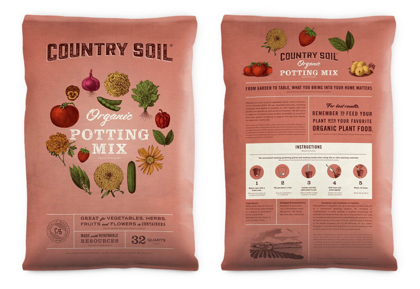 Agency Concept for Mid-tier Soil Packaging that Evokes Midwestern Values