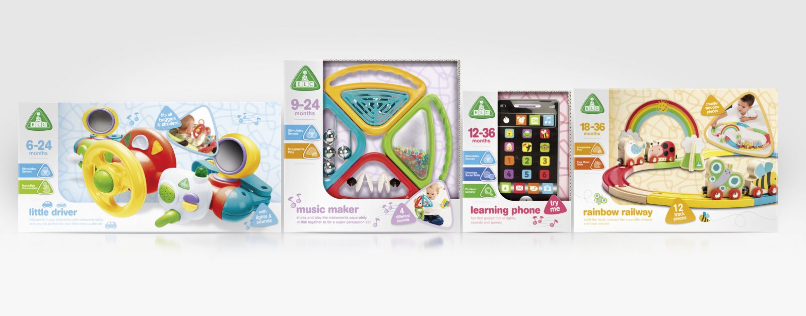 Early Learning Centre Developmental Toys Packaging Refresh