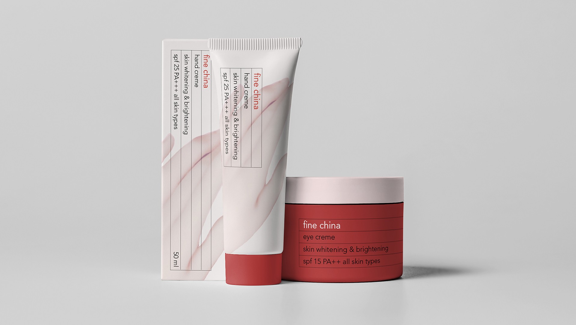 Fine Chinese Women's Skincare Product Range - World Brand Design