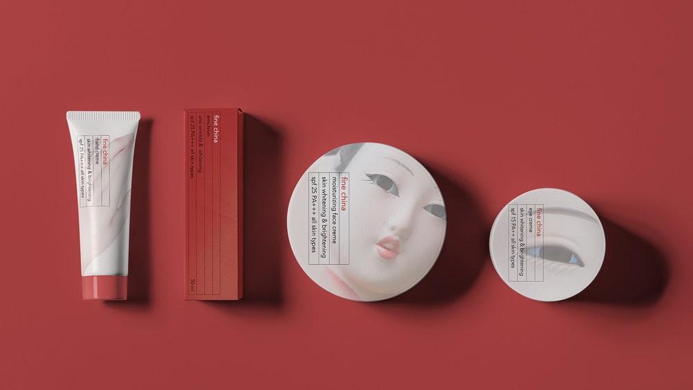 Fine Chinese Women's Skincare Product Range - World Brand Design