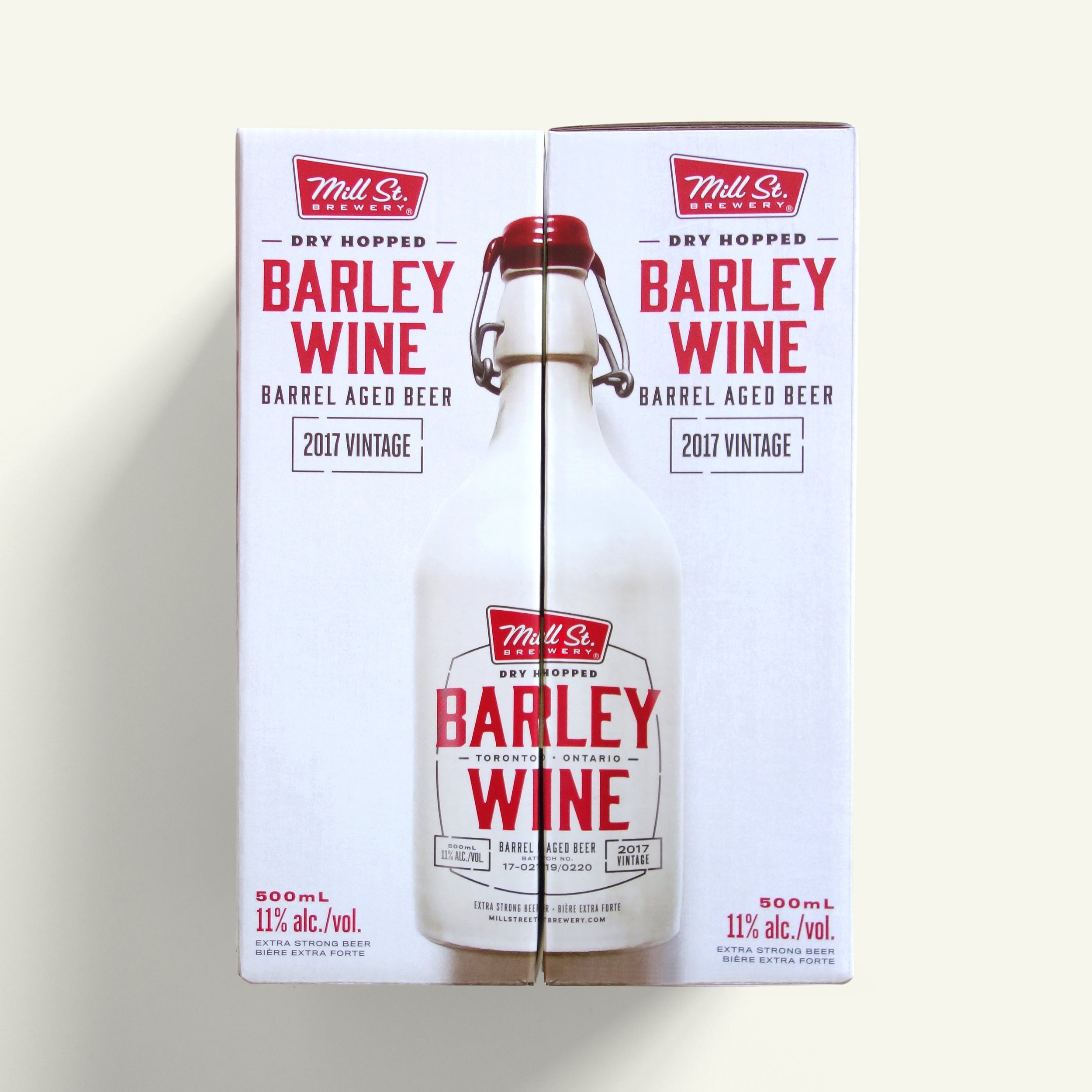 Ceramic Packaging Design for Canadian Mill Street Brewery Barley Wine