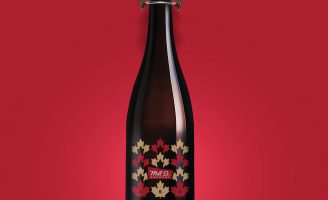 Packaging Design for Raspberry Wheat Limited Edition Celebration of Canada’s 150th Birthday