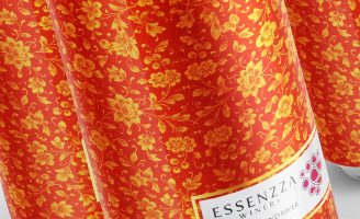 Visually Simple, and Stunning, Modern Persian Packaging Wine Design