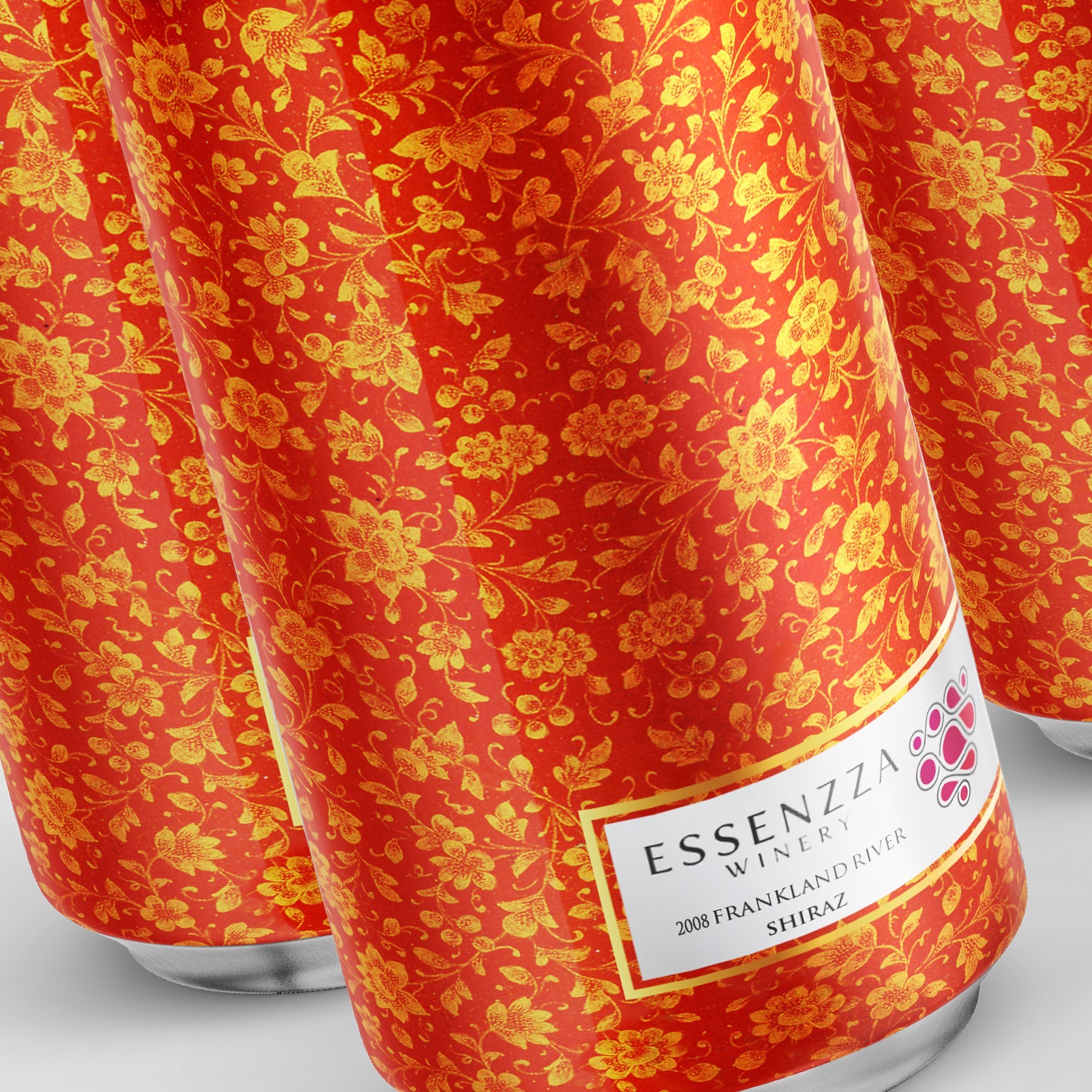 Visually Simple, and Stunning, Modern Persian Packaging Wine Design
