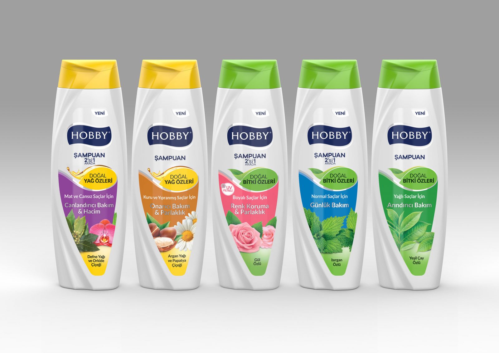Packaging and Graphic Design For Hobby Shampoo From Turkey