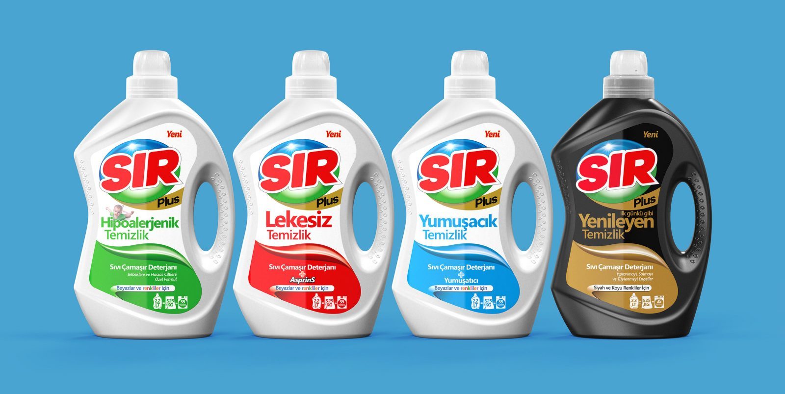Re-branding And Packaging Design For Liquid Laundry Detergent From Turkey