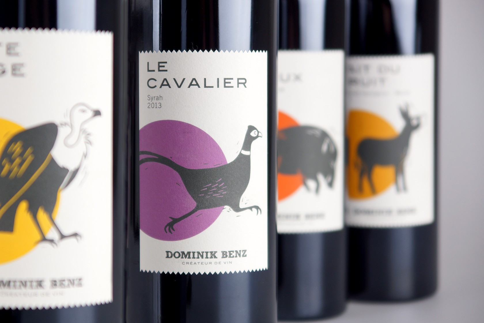 Handcrafted Woodcuts Prints for Organic Wine Range