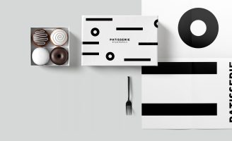 Branding with Lines and Circles for Gastropolis Food Market