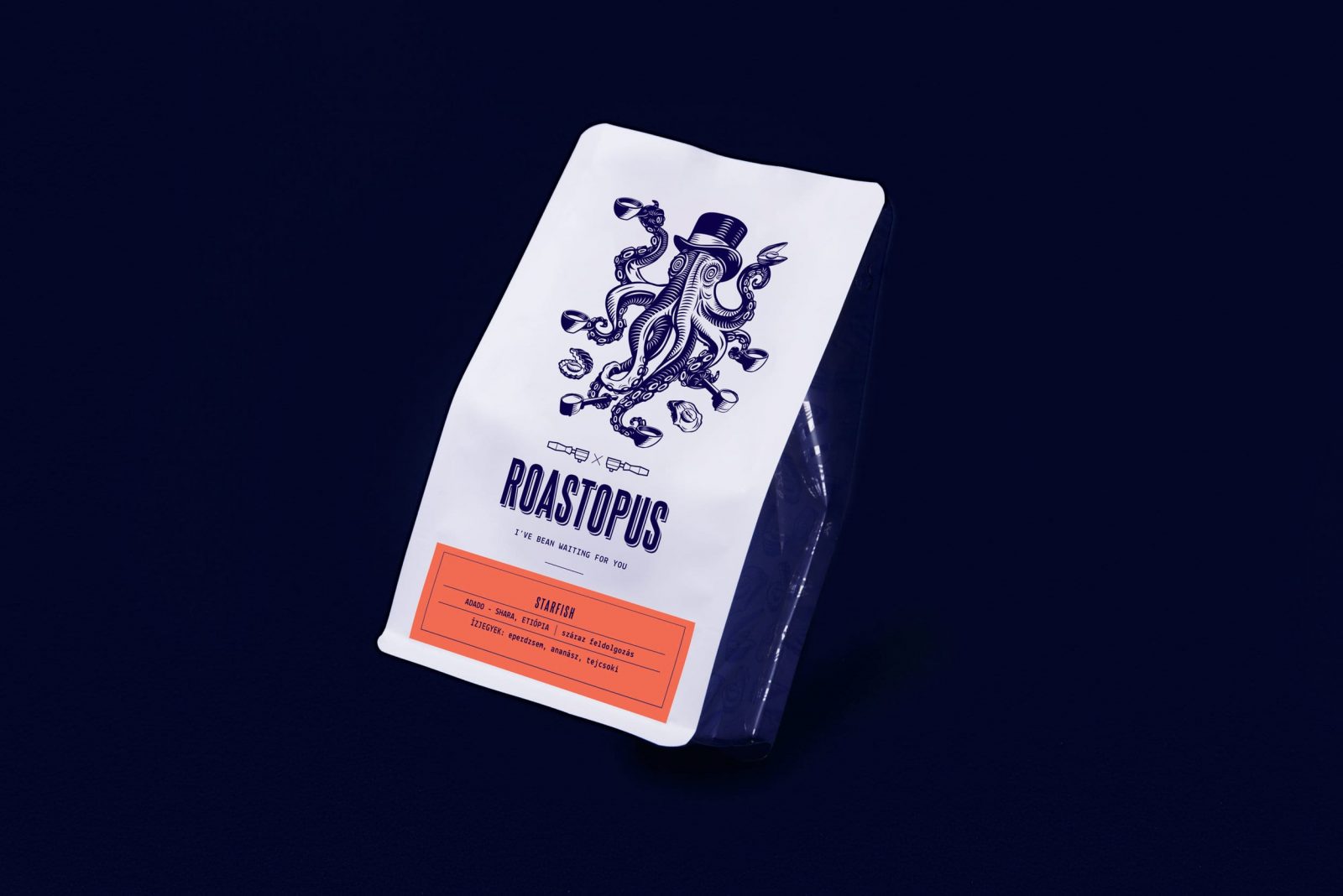 Identity and Packaging Design for Roastopus Coffee Roastery