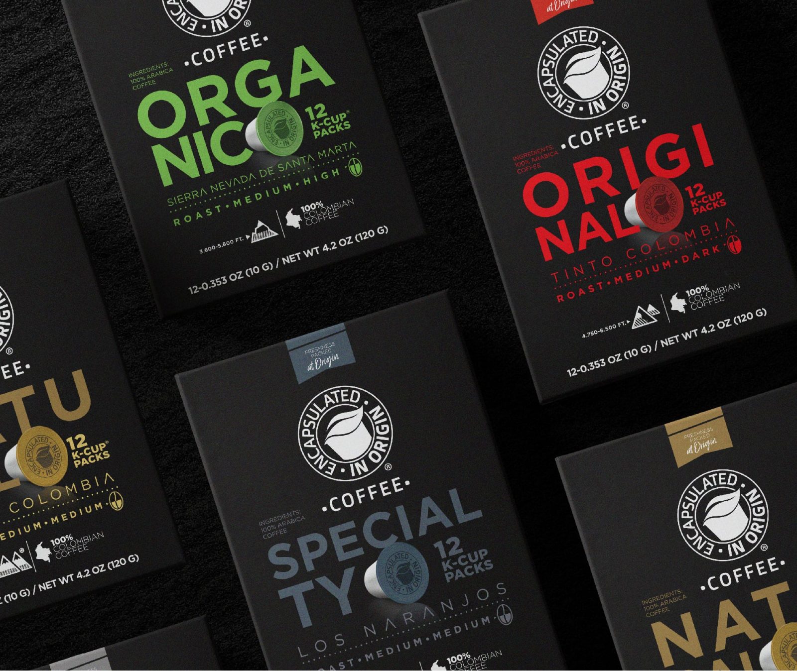 Packaging Encapsulate In Origin Coffee