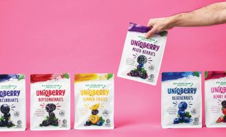 A Modern and Vibrant Personality for Export New Zealand Grown Frozen Berries