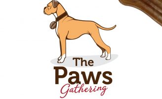 Cartoony Mascot Dog for Pets Grooming and Coffe Shop Company